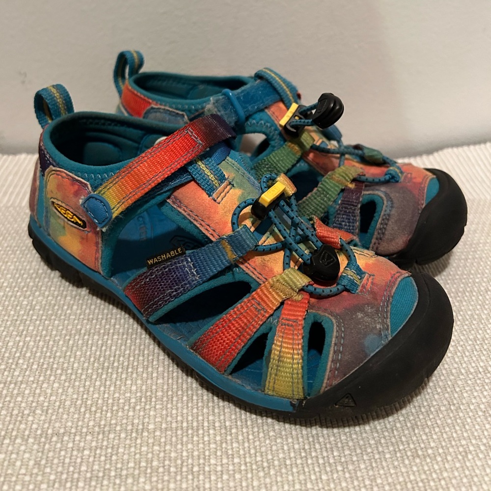 Keen sandals. Size 13 kids. Multi color. Velcro strap.